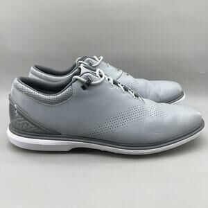 Nike Jordan ADG 4 Golf Cleats Spikeless Men's Size 15 Gray Leather Comfort Shoes